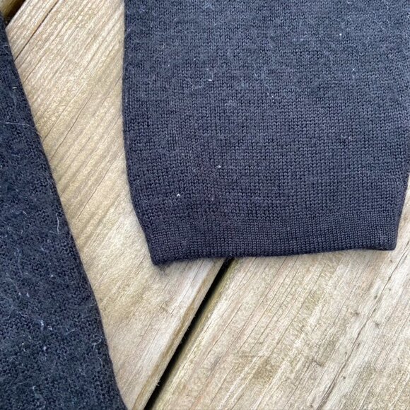 Vintage Blend of America Wool Crewneck Black Sweater size Large - Picture 9 of 10